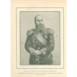   Print Russian Admiral Stefan Ossipovitch Makaroff 