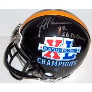 James Harrison Pittsburgh Steelers Super Bowl XL Autographed Riddell 