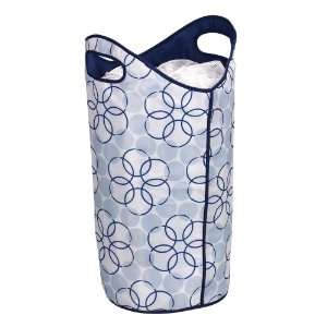   Soft Sided Hamper with Handles and Mesh Top Closure   Magic Rings