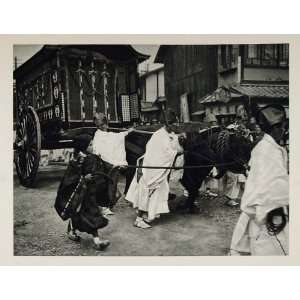  1930 Japanese Shinto Shintoist Funeral Procession Japan 