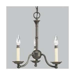   Bronze Madison Transitional 3 Light Mini Chandelier from the Madis