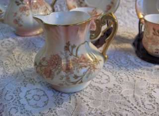 Antique Tea Set Limoges France Deliniers China Co. Wylie Hill Glasgow 
