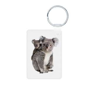  Aluminum Photo Keychain Koala Bear and Baby Everything 