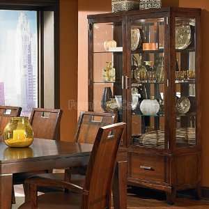  Steve Silver Furniture Lusaka Curio China LU600CB CT 