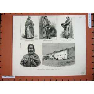  1887 Morocco Jewess Costume Moorish Prison Tangier