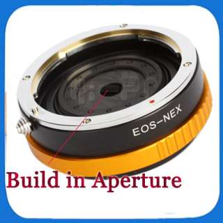 Canon EOS Lens to Sony NEX Adapter Build in Aperture Go  