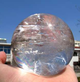 LARGE Radiant Lemurian Quartz Sphere/Crystal Ball  