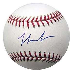 J.J. Hardy Autographed Ball   JJ   Autographed Baseballs 