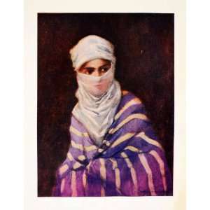  1906 Print Yashmak Yashmac Yasmak Veil Niqab Muslim Woman 