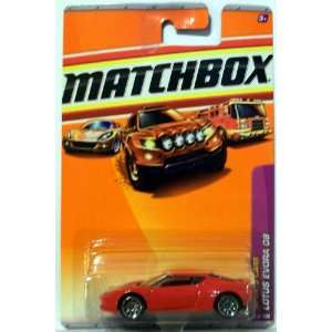  2010 Matchbox 8/100 Lotus Evora 08 Red 164 Toys & Games