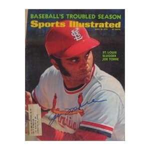 Joe Torre autographed Sports Illustrated Magazine (St. Louis Cardinals 