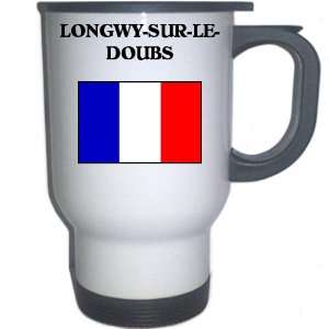  France   LONGWY SUR LE DOUBS White Stainless Steel Mug 