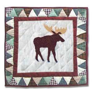  S Applique I Theme Mountain Whispers Quilted Toss Pillow 