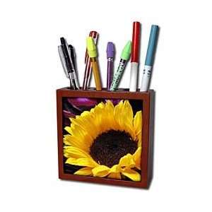  Sandy Mertens Flower Designs   Sunflower   Tile Pen 