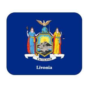  US State Flag   Livonia, New York (NY) Mouse Pad 