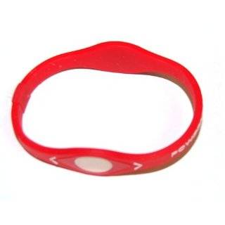   Balance Silicone Wristband Bracelet Medium (Red with White Letters