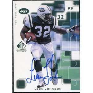   Signature Autographs Leon Johnson Autograph #LJ Sports Collectibles
