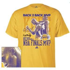 Kobe Bryant 2010 NBA Finals Back 2 Back MVP T Shirt  