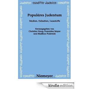 Populäres Judentum Medien, Debatten, Lesestoffe (Conditio Judaica 