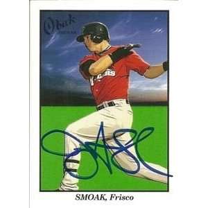  Justin Smoak Signed 2009 Tristar Obak Card Rangers Sports 