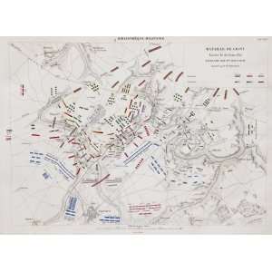    Rousseau Map of the Battle of Ligny (1853)