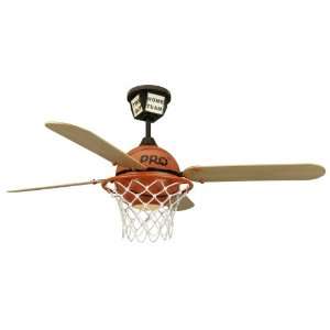 Craftmade PS52BB Prostar Basketball Ceiling Fan with Integrated Light 