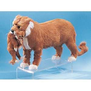   Lion Carrying Cub Rare Collectible Figurine Lifework