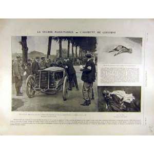   1903 Loraine Barrow Dietrich Libourne Dog Man Accident