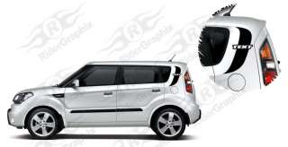 2009 & Up Kia Soul Side Accent Decal Kit  