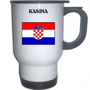  Croatia/Hrvatska   KASINA White Stainless Steel Mug 