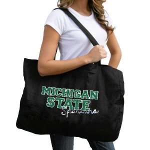   Michigan State Spartans Ladies Black Katie Tote Bag