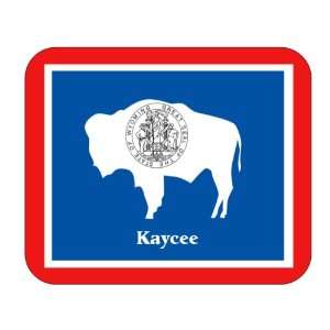  US State Flag   Kaycee, Wyoming (WY) Mouse Pad Everything 