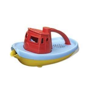  Green Toys Red Tug Boat Made in America Toys & Games