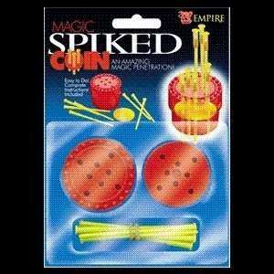    Spiked Coin  (E)  Beginner / Money Close Up Magic Toys & Games