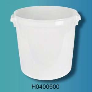   . Lab Storage Containers for Solids, Round Natural Polyethylene, cs/6