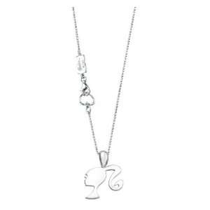  Barbie Rocks Classic Sterling Silver Silhouette Necklace 