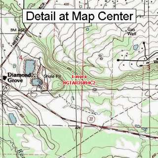  USGS Topographic Quadrangle Map   Lavaca, Arkansas (Folded 