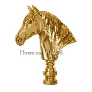  Baroque Horse Brass Lamp Finial