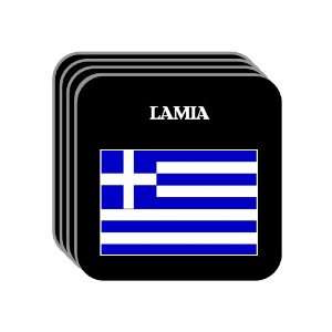 Greece   LAMIA Set of 4 Mini Mousepad Coasters