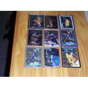  Kobe Bryant 3 Rookie 96/97 cards plus 4/2nd year cards & 2 