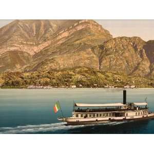  Vintage Travel Poster   Cadenabbia Lake Como Italy 24 X 18 