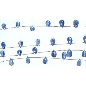 Faceted Kyanite Side Drilled Drops   