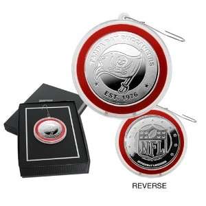  Tampa Bay Buccaneers Silver Coin Ornament Sports 