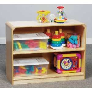  Korners For Kids Low 2 Shelf Storage Cabinet   32 1/2 x 13 