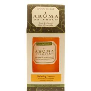  Aroma Naturals   Candle, Relaxing Naturally Blended Pillar 