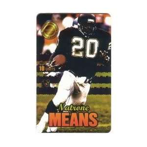  Collectible Phone Card 10u Men of Destiny Natrone Means 