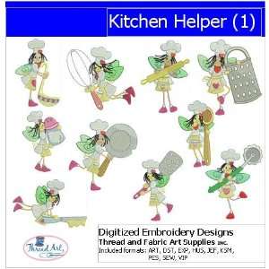  Digitized Embroidery Designs   Kitchen Helper(1) Arts 
