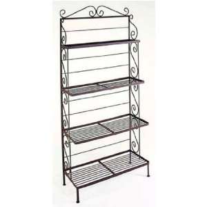 Grace 30 inch Graduated Style Bakers Rack, All wire shelves, No Tips 