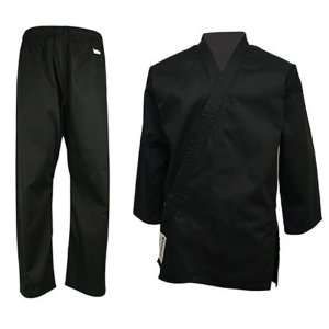  Cobra Karate Uniform Black 8oz Medium Weight Sports 