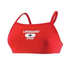   Solid Flyback Top Womens Lifeguard Swimwear